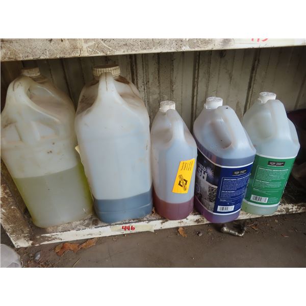 shelf of automotive supplies