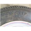 Image 2 : three 5.3 x 12 trailer tires NEW on 5 bolt rims
