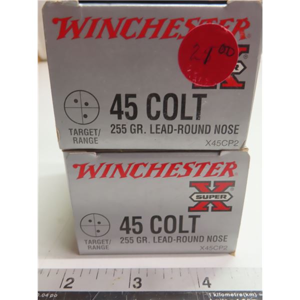 .45 colt 100 rounds * PAL REQUIRED