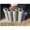 Image 1 : 6pc stove piping with topper - 2.5ft long, 8" inside diameter