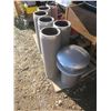 Image 5 : 6pc stove piping with topper - 2.5ft long, 8" inside diameter
