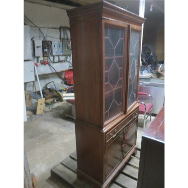 china cabinet 71.25h" x 35.25"w x 15"d