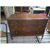 Image 2 : dresser with mirror (dresser 34"h x 47.5"w x 23.75"d, mirror 35"h x 43.5"w)