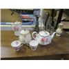 Image 2 : tea set and assorted glassware