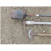 Image 4 : post hole auger and pickaxe