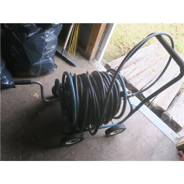 water hose on reel