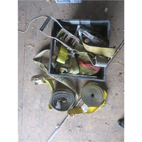 crate of ratchet straps