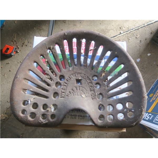 vintage tractor seat