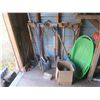 Image 1 : sled, shovels, pitch fork and misc
