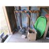 Image 3 : sled, shovels, pitch fork and misc