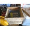 Image 1 : wooden box and tarp