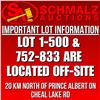 Image 1 : Lots "1-500" & "752-833" located off-site. Directions, viewing and pickup info on next lots