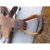 Image 6 : 18" leather saddle with halter and reins