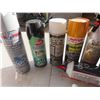 Image 2 : box of spray paints, cleaners, chemicals mostly new