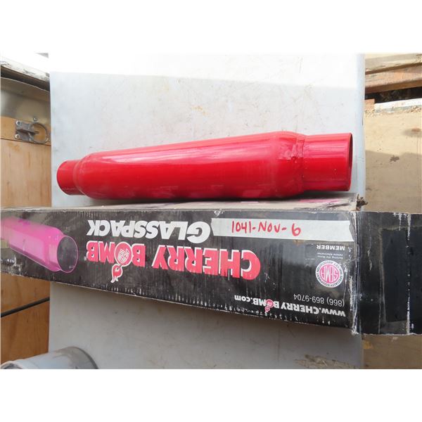 glass pack exhaust tip 2.5"