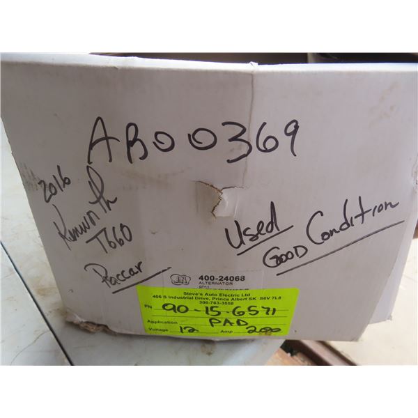 kenworth T6660 used rebuilt alternator