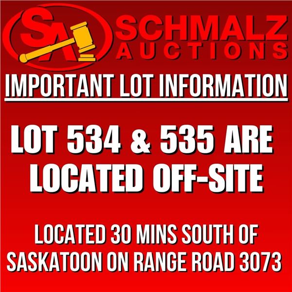 LOT 534-535 located OFFSITE, directions in description