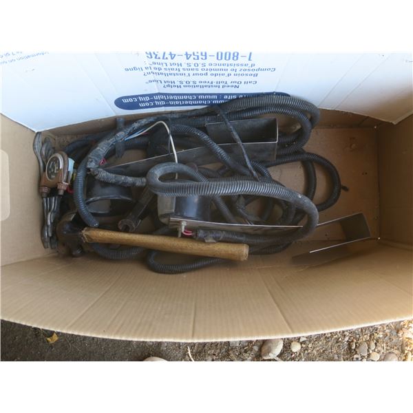 box of assorted hardware