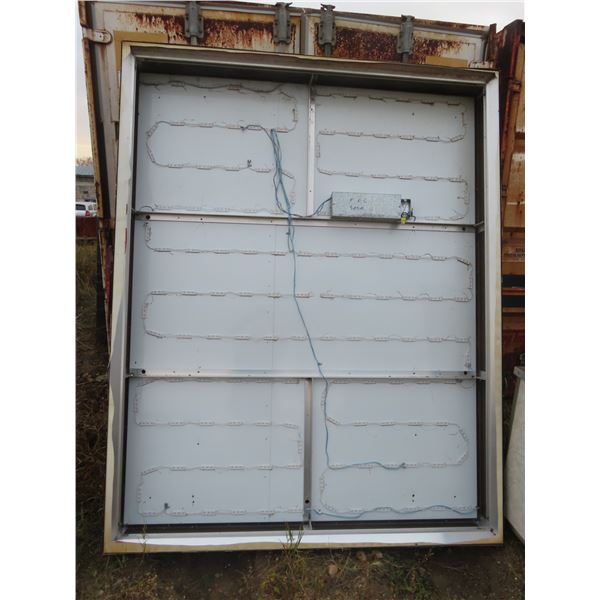 76.5" x 96.5" light up display sign