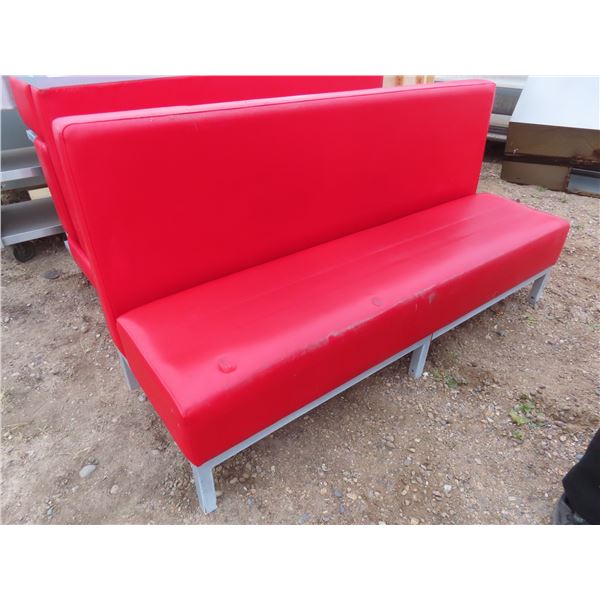 70" long 36" tall KFC restaurant bench