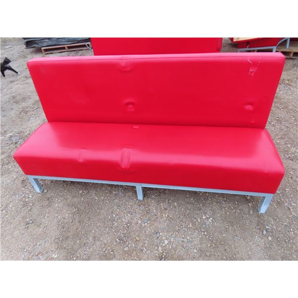 70" long 36" tall KFC restaurant bench