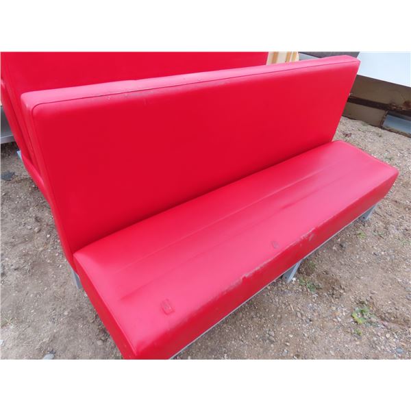 70" long 36" tall KFC restaurant bench