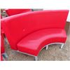 Image 1 : curved KFC restaurant bench 65" long 36" tall