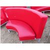 Image 3 : curved KFC restaurant bench 65" long 36" tall