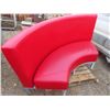 Image 2 : curved KFC restaurant bench 65" long 36" tall