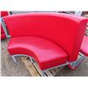 Image 3 : curved KFC restaurant bench 65" long 36" tall