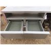 Image 4 : 60" long 29" deep 31" tall 4 drawer stainless steel prep table with compressor