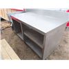 Image 2 : 72" long 31" wide 31" tall stainless steel prep table