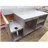 Image 3 : 72" long 31" wide 31" tall stainless steel prep table