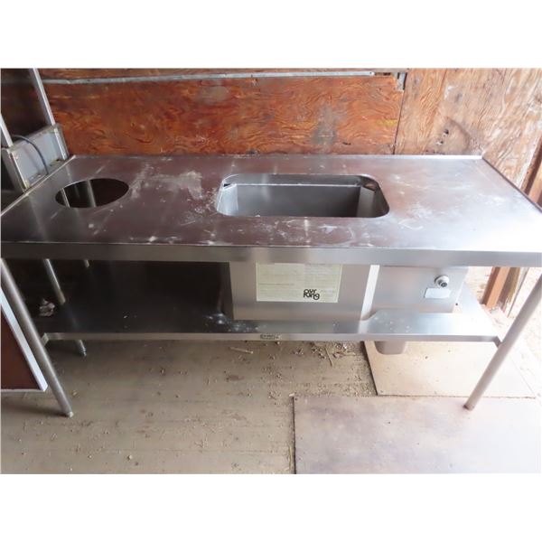 Ayr king breading automatic sifting machine 72"x30"31" tall
