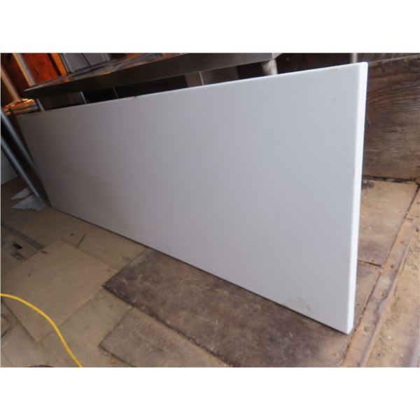 96"x30" restaurant table with legs floor mounts missing