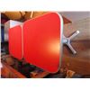 Image 1 : two small KFC restaurant tables 24"x21"