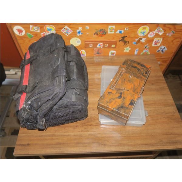 box of assorted hardware