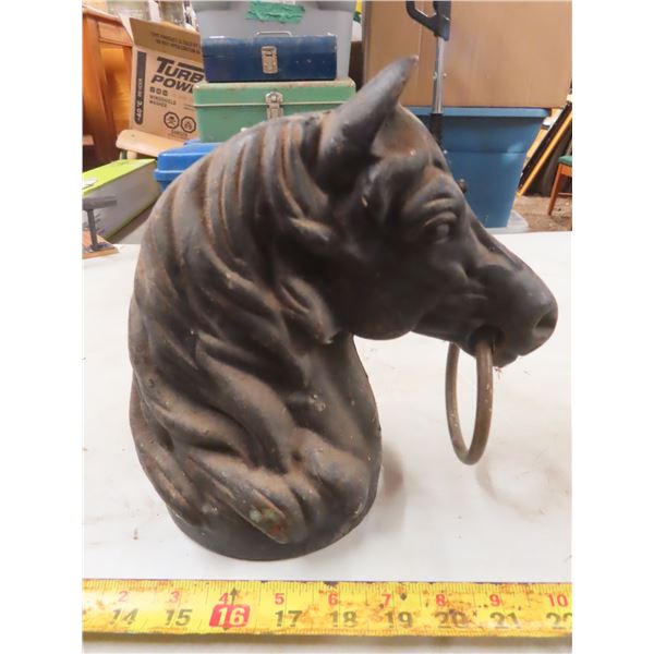 uniqur cast horse head