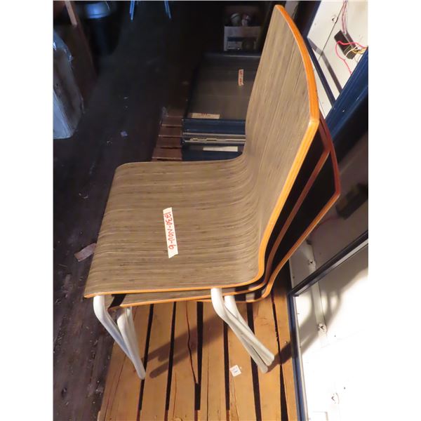 3 KFC restaurant chairs