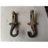 two front tow hooks