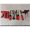 Image 1 : chisels , stapler , pipe cutter