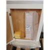 Image 2 : brand new wooden medicine cabinet 23.5"x22.5"