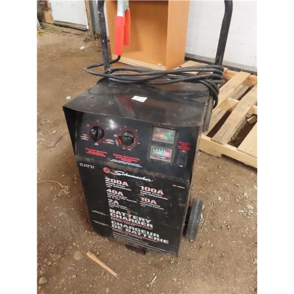 schumacher battery charger w/200amp engine start