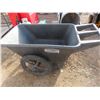 Image 1 : rubbermaid plastic dump wheel barrell like new