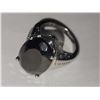 Image 3 : Platinum over Sterling Silver Elite Shungite Ring A