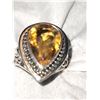 Image 1 : Sterling Silver Citrine Ring A