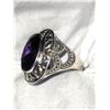 Image 3 : Sterling Silver Purple Sapplire Ring A