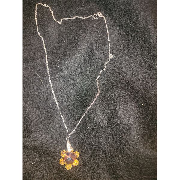 Swarovski Sterling Silver Necklace A