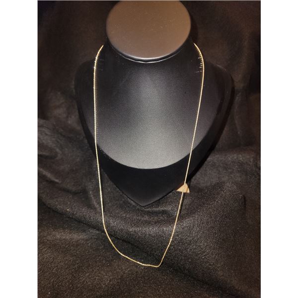 14K Yellow Gold over Sterling Silver Fancy Chain A