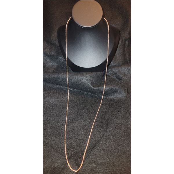 14K Rose Gold over Sterling Silver Robe Chain A